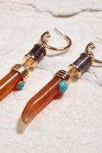 Load image into Gallery viewer, ALILA Brazilian colorful stone dangling earrings
